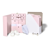 Savor I Baby Deluxe Box cover – elegant pink keepsake display for newborn memories