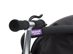 SCOOT Buggy Hook front view shows durable handlebar attachment for effortless transport