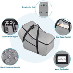 SCTEL car seat travel bag padded handles for comfortable carrying on trips