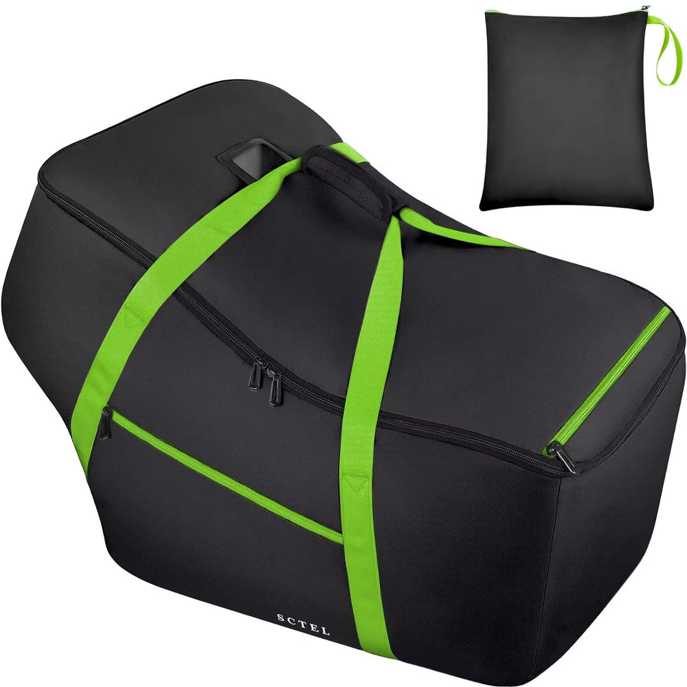 SCTEL infant car seat travel bag front view protects seats during trips