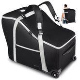 SCTEL infant car seat travel bag front view showing padded protection for travel.