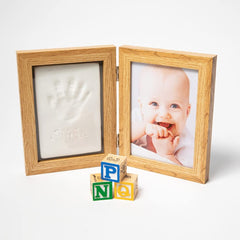 Sculpey Keepsake White clay-roll highlights smooth texture for gentle imprints