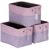 Sea Team 3-pack storage baskets in-assembly showing large 15x10x10 for organized space