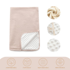Sea Zaela blanket back dotted fleece offers cozy warmth and breathability