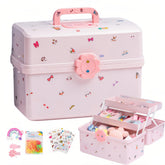 SEAHOME hair accessories organizer with three-layer design for organized storage.