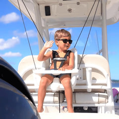 SEAROCK swing seat five-point harness provides secure seating