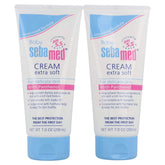 SEBAMED Baby Cream Extra Soft packaging highlights gentle daily skin care for sensitive infants.