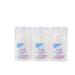SEBAMED Baby Protective Facial Cream pack3 bottle image showing gentle hydration for delicate baby skin.