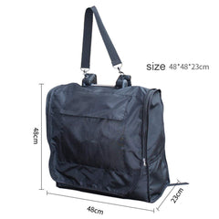 SeedFuture Stroller Storage Bag Black; backpack carry option for hands-free mobility.