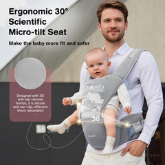 SEEDNUR 6-in-1 back carry option for longer outings.