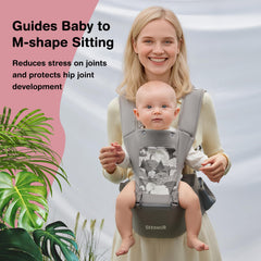 SEEDNUR soft cotton baby carrier with skin-friendly comfort.