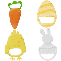 Seeiuua Easter teether egg promotes soothing teething relief