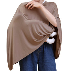 Seejoy multi-use nursing cover provides 360° privacy coverage for comfortable public breastfeeding.
