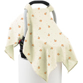 Seejoy muslin cotton car seat cover soft breathable fabric for baby comfort on the go