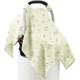 Seejoy muslin cotton car-seat-cover-soft-texture offers breathable comfort for baby