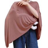 Seejoy nursing cover privacy-poncho offers 360° discreet breastfeeding in public.