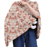 Seejoy nursing cover privacy poncho demonstrates full coverage for discreet breastfeeding.