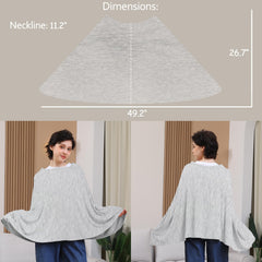 Seejoy nursing cover quick-wear-access enables effortless, strap-free use for discreet feeding.