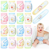 Seematn 16-pcs cotton newborn belly wrap set offers soft comfort for daily wear