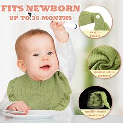 Seematn adjustable snaps keep baby bibs secure during feeding and teething