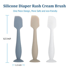 Seeway suction-base diaper cream applicator stands upright to protect surfaces.