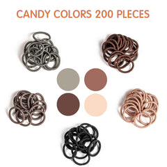 Seiolieliou soft stretch hair ties provide gentle hold during playtime.