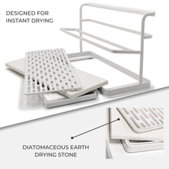 Selegna two-tier drying rack supports vertical or horizontal setup for flexibility