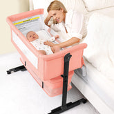 Semphis 3-in-1 bassinet bedside setup for easy night-time nursing