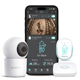 Sense-U Pro clip-on diaper view for quick sleep comfort checks