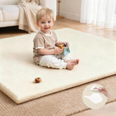 SEPARO Baby Play Mat 50x50 Floor Setup offers spacious crawling space and cushioned comfort.