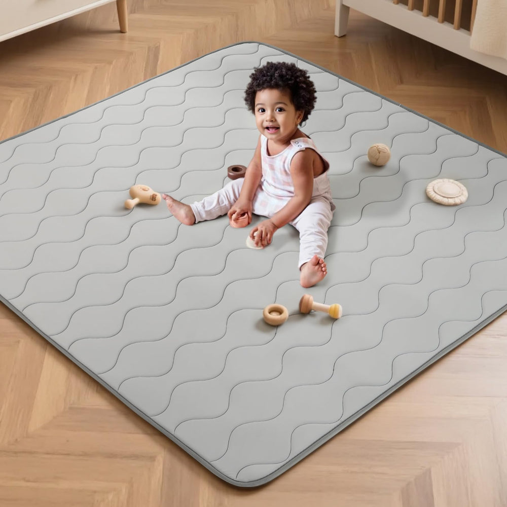 SEPARO baby play mat in nursery offers comfortable crawling and open play space.