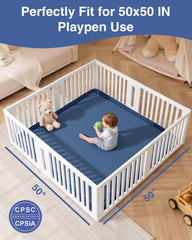 SEPARO play mat with non-slip base stays steady on hard floors.