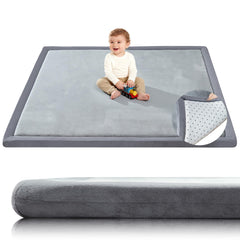 SEPARO thick baby play mat on the floor with plush surface for cozy tummy time.