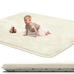 SEPARO thick baby play mat top view shows foam-core comfort for safe floor play