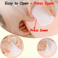Seposeve refillable wipe container holds up to 60 pieces for flexible outings