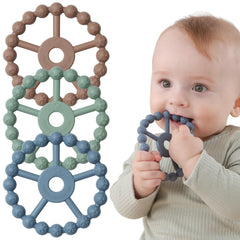 Seposeve ring teether sun texture aids soothing teething sessions and sensory play