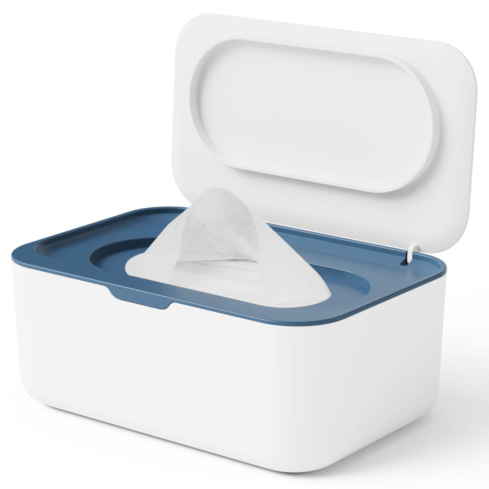 Seposeve wipes dispenser with dust-cover lid keeps wipes clean and ready