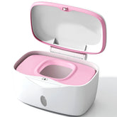 Seposeve wipes dispenser weighted-plate closeup shows effortless one-at-a-time pull for quick changes.