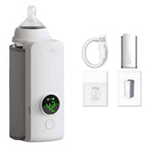 SEPSUMMER portable bottle warmer in travel setup showing on-the-go warmth.