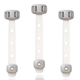 SEQUHITKU baby proofing locks in packaging illustrate quick, tool-free setup.