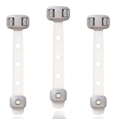 SEQUHITKU baby proofing locks in packaging illustrate quick, tool-free setup.