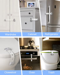 SEQUHITKU cabinet lock enables tool-free installation.