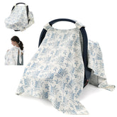 SERAPHY car-seat-cover provides breathable protection for on-the-go babies