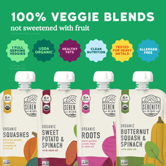 Serenity Kids no-added-sugar pouch offering clean baby snacking.