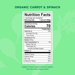 Serenity Kids olive oil-rich pouch provides healthy fats for growing babies.