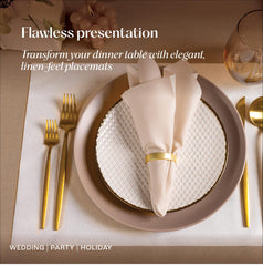 Servietto color variations help match themes for parties or weddings