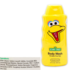 Sesame Street bubble bath 12oz bottle — gentle bubbles for playful, imaginative bath time.
