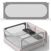 SeseYii baby bed rail steel frame highlights a sturdy design for safer sleep.
