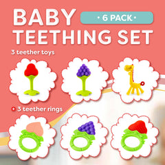 Setter Home tree-fruit shape teether second design for grip