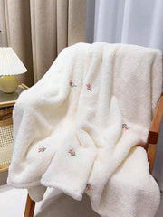 SEVDO Embroidery Design blanket features unisex pattern suitable for photography props.